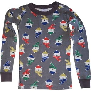 Hanna Andersson Long John Pajama Top Polar Brrr Kids Size 8